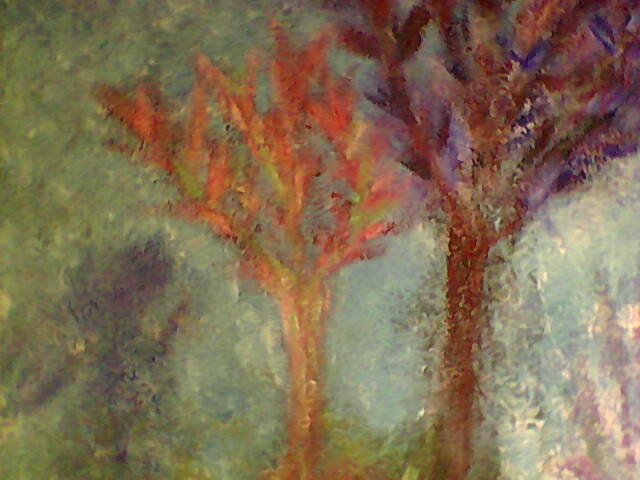 Nymph of Hemlock and Cherry, acrylic by R.L.Kiernan