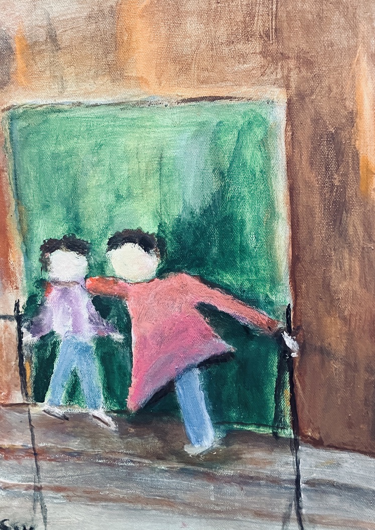 Painting by Sarah White